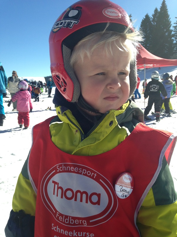 Rasmus klar til skiskole